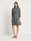 Birdie Shirt Dress - Blue