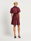 Eleanor Short Dress - Dark Plum