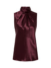 Eleanor Sleeveless Top - Navy or Dark Plum