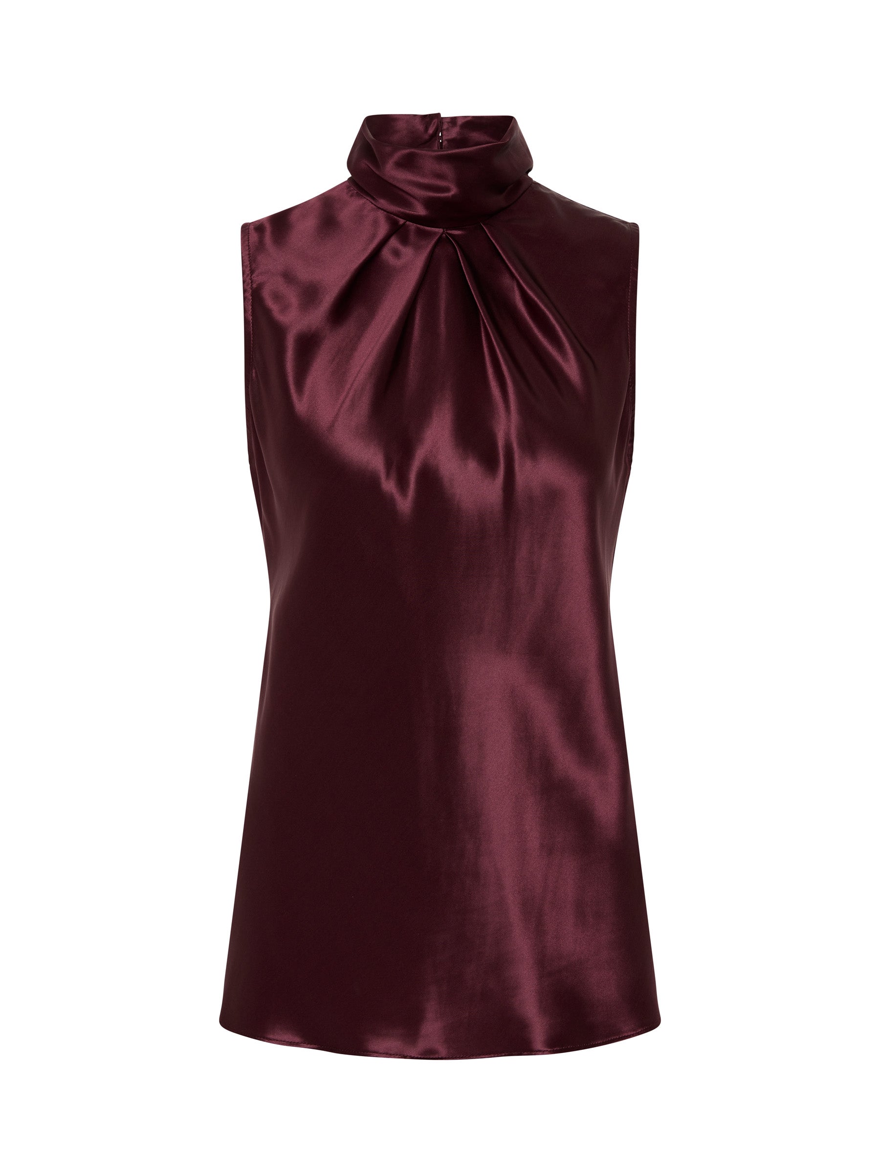 Eleanor Sleeveless Top - Navy or Dark Plum