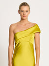 Kirsten One Shoulder Gown - Amber or Turquoise or Midnight