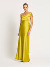 Kirsten One Shoulder Gown - Amber or Turquoise or Midnight