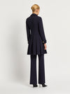 Morgan Pleated Coat Dress - Indigo