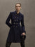 Morgan Pleated Coat Dress - Indigo