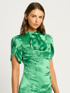 Selena Short Sleeve - Emerald Green