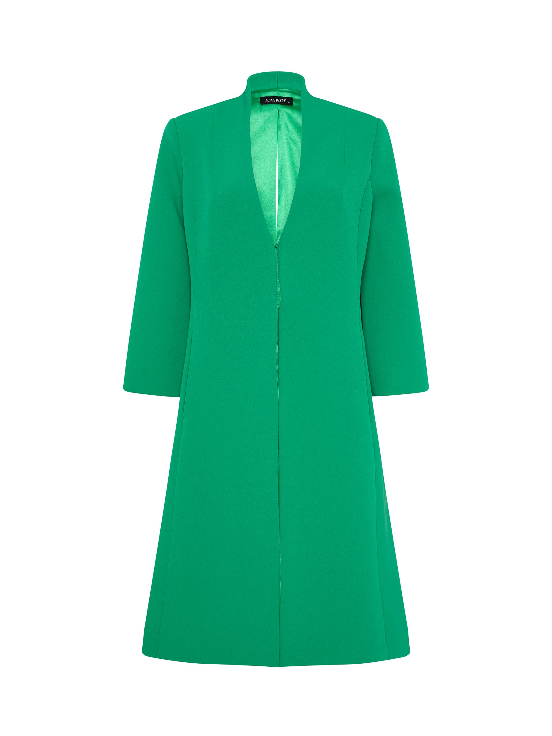 Green sales coat dress